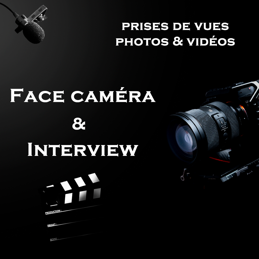 Présentation et face camera Face camera et interview